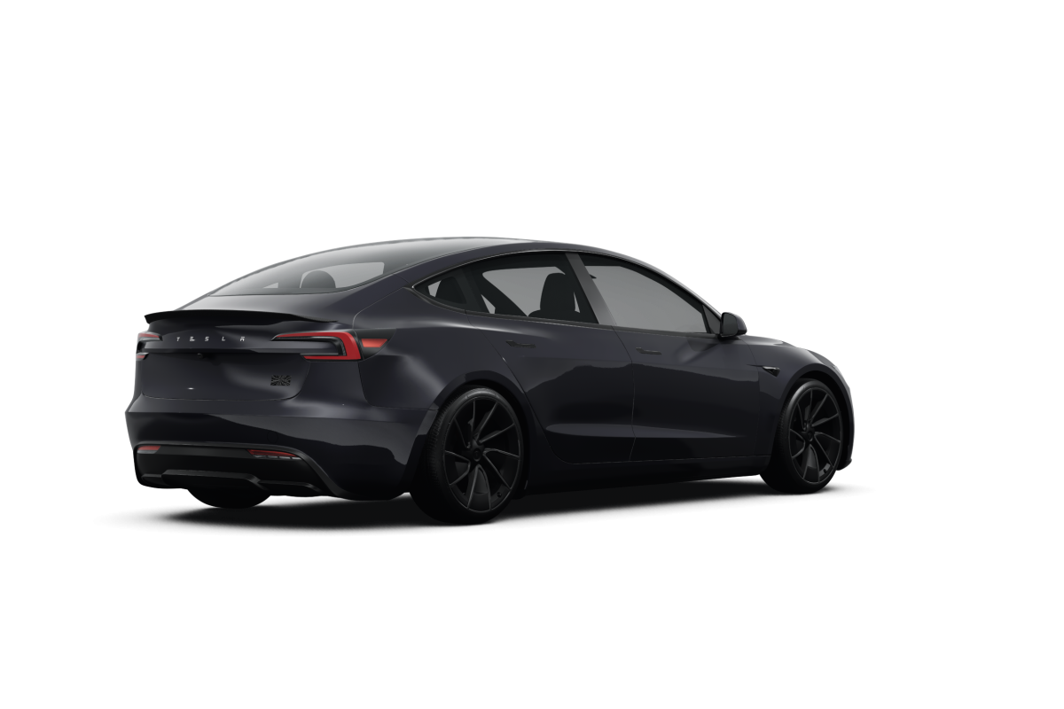 Tesla Model 3 - Back view Tesla Model 3 - Back view
