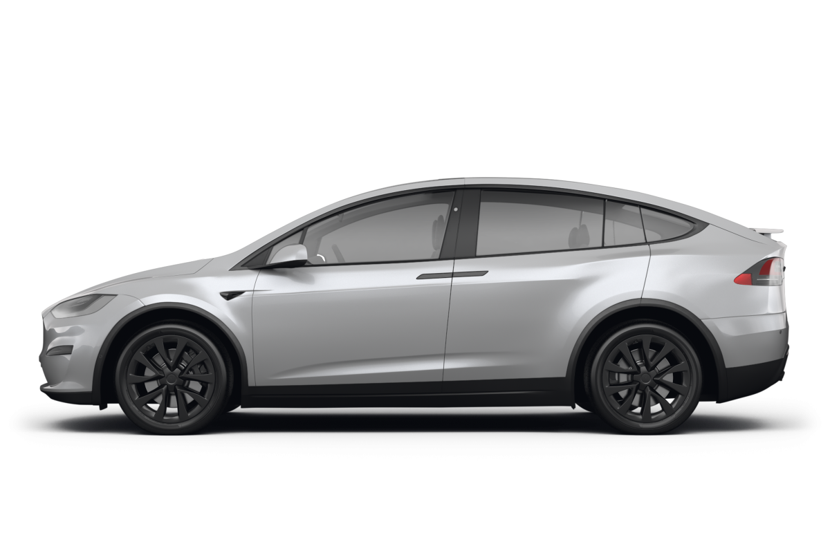 Tesla Model X - Side view Tesla Model X - Side view